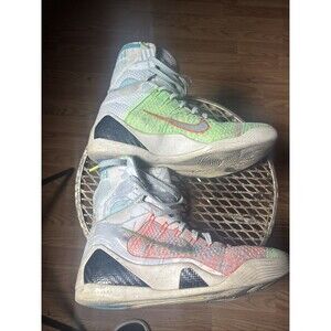 Nike Kobe 9 High 'What The' Size 9 Mens 67830-904 No Box Used Flaws See Pics